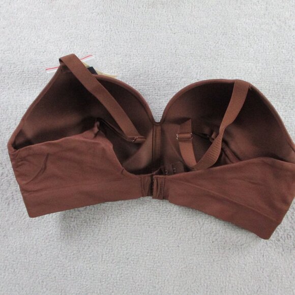 Truekind Wireless Shaping Bra Womens Large Chocolate Brown Supportive Comfort - Picture 6 of 7